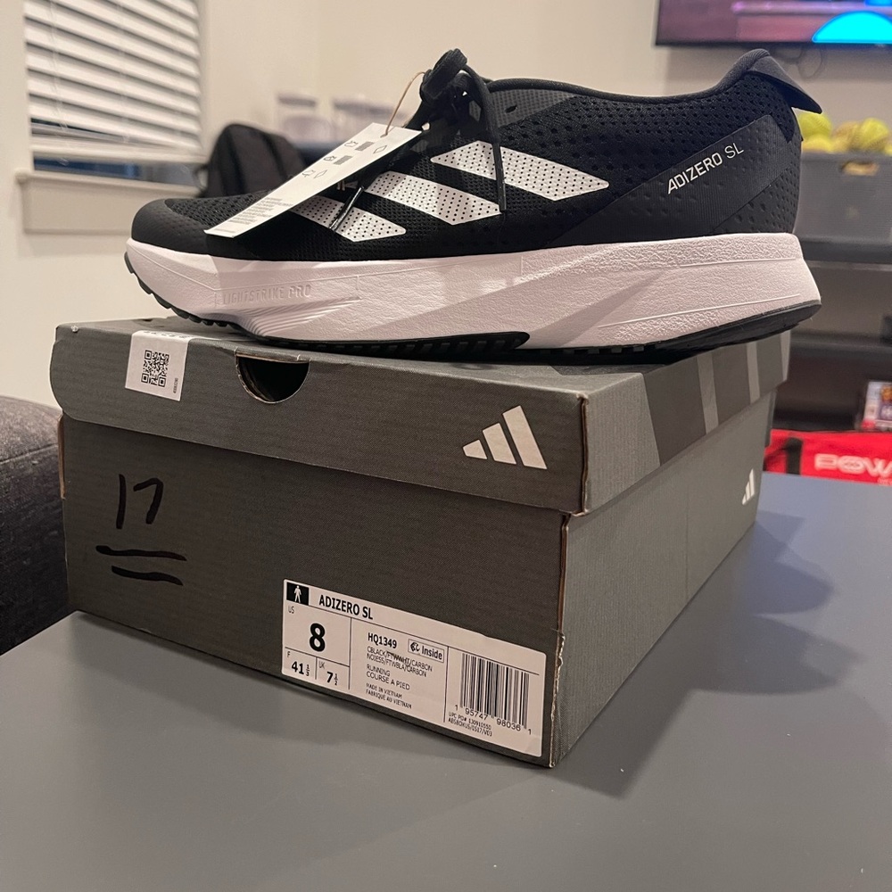 Adidas Adizero SL Black Shoes